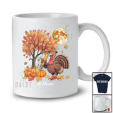 Personalized Custom Name Turkey Teacher; Proud Thanksgiving Turkey With Teacher Tools Jobs T-Shirt