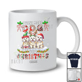 Personalized Custom Name I Want More Dog For Christmas; Amusing Santa Dog Owner Family T-Shirt