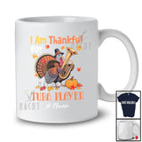 Personalized Custom Name Thankful For Tuba Player; Proud Thanksgiving Turkey Musician T-Shirt