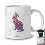 Personalized Custom Name Mardi Gras Cat Shape; Lovely Cat Owner Lover; Parades Group T-Shirt