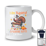 Personalized Custom Name Thankful For Xylophone Player; Proud Thanksgiving Turkey Musician T-Shirt