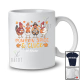 Personalized Custom Name Pumpkin Spice & Cluck; Lovely Thanksgiving Fall Chicken; Farmer T-Shirt