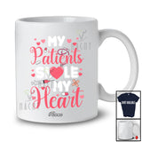 Personalized Custom Name My Patients Stole My Heart; Lovely Valentine Nursing Nurse Doctor Group T-Shirt