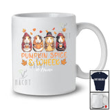 Personalized Custom Name Pumpkin Spice & Wheek; Lovely Thanksgiving Fall Guinea Pig; Animal T-Shirt