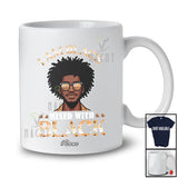 Personalized Custom Name I Am Black Mixed With Black; Lovely History Month Men; Rainbow Afro T-Shirt