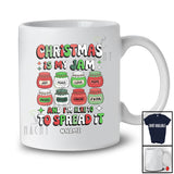 Personalized Custom Name Christmas Is My Jam; Humorous Chef Lunch Lady Canning Season; Family T-Shirt