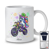 Personalized Custom Name Unicorn On Dirt Bike; Lovely Mardi Gras Unicorn Biker; Parades Group T-Shirt