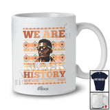 Personalized Custom Name We Are Black History; Amazing Black History Month Men Afro Pride T-Shirt