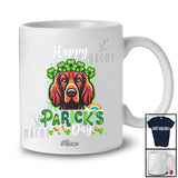 Personalized Custom Name Happy St. Patrick's Day; Lovely Irish Setter Shamrock; Animal Lover T-Shirt