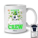 Personalized Custom Name St. Patrick's Day Soccer Crew; Amusing Irish Shamrock; Sport Player T-Shirt