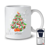 Personalized Custom Name Volleyball Christmas Tree Lights; Awesome X-mas Sport Player Team T-Shirt