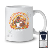 Personalized Custom Name Baseball Turkey; Amazing Thanksgiving Rainbow; Sport Player Team T-Shirt