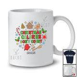 Personalized Custom Name Christmas Calories Don't Count; Humorous X-mas Baking Baker Family T-Shirt