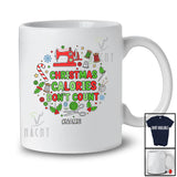 Personalized Custom Name Christmas Calories Don't Count; Humorous X-mas Sewing Lover Family T-Shirt