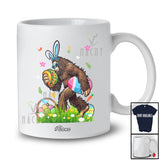 Personalized Custom Name Bigfoot Eating Taco; Humorous Easter Day Bunny Bigfoot; Food Lover T-Shirt