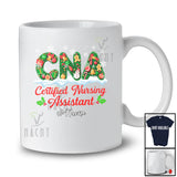 Personalized Custom Name Certified Nursing Assistant; Merry Christmas Winter CNA Nurse T-Shirt