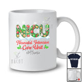 Personalized Custom Name Neonatal Intensive Care Unit; Merry Christmas Winter NICU Nurse T-Shirt