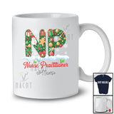 Personalized Custom Name Nurse Practitioner; Merry Christmas Winter NP Nurse Nursing T-Shirt