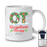 Personalized Custom Name Occupational Therapy; Merry Christmas Winter OT OTA Nurse T-Shirt