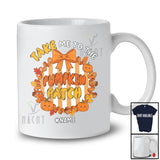 Personalized Custom Name Take Me To The Pumpkin Patch; Amazing Thanksgiving Fall Leaf Farmer T-Shirt