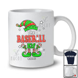 Personalized Custom Name The Baseball Elf; Wonderful Christmas Elf Family; Sport Playing Player T-Shirt