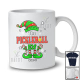 Personalized Custom Name The Pickleballs Elf; Wonderful Christmas Elf Family; Sport Playing Player T-Shirt