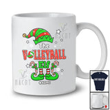 Personalized Custom Name The Volleyball Elf; Wonderful Christmas Elf Family; Sport Playing Player T-Shirt