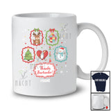 Personalized Custom Name Thanks Bartender; Lovely Christmas Tree Snowman Reindeer Collection T-Shirt