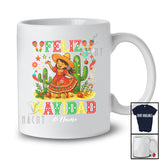 Personalized Custom Name Feliz Navidad; Joyful Christmas Dancing Girl Spanish Mexican T-Shirt