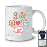 Personalized Custom Name Thanks NICU; Lovely Christmas Tree Snowman Reindeer Nurse Collection T-Shirt