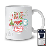 Personalized Custom Name Thanks NP; Lovely Christmas Tree Snowman Reindeer Nurse Collection T-Shirt