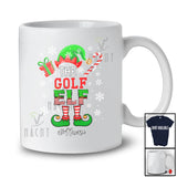 Personalized Custom Name The Golf Elf; Awesome Christmas Elf Candy Cane; Sport Player T-Shirt