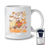 Personalized Custom Name Thankful Gravy Pumpkin Pie; Lovely Thanksgiving Collection Turkey T-Shirt
