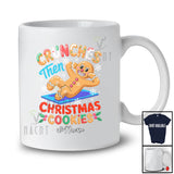 Personalized Custom Name Crunches The Christmas Cookies; Humorous X-mas Gingerbread Workout T-Shirt