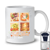 Personalized Fall Vibes; Amazing Thanksgiving Custom Name Flamingo Lover; Plaid Family T-Shirt