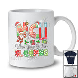 Personalized Custom Name NICU When You're Sleeping; Humorous Christmas Snowing Santa Nurse T-Shirt