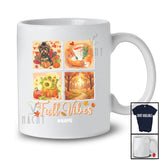 Personalized Fall Vibes; Amazing Thanksgiving Custom Name Norwich Terrier Owner; Plaid Family T-Shirt