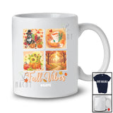 Personalized Fall Vibes; Amazing Thanksgiving Custom Name Pit Bull Owner; Plaid Family T-Shirt