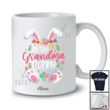 Personalized Custom Name I'm The Grandma Bunny; Amazing Easter Bunny Flowers; Family Eggs Hunting T-Shirt