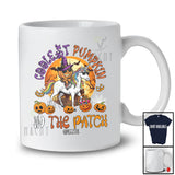 Personalized Custom Name Coolest Pumpkin In Patch; Joyful Halloween Pumpkin Riding Unicorn T-Shirt