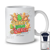Personalized Custom Name Bakers Gonna Bake; Amazing Christmas  Baking Gingerbread Baker T-Shirt