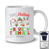 Personalized Custom Name Merry Christmas Brush Them All; Lovely X-mas Three Teeth; Dental Dentist T-Shirt
