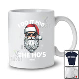Personalized Custom Name I Do It For The Ho's; Amazing Christmas Santa Face Adult; Pajama Family T-Shirt
