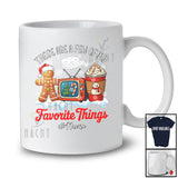 Personalized Custom Name A Few Of My Favorite Things; Joyful Christmas Gingerbread Coffee Movie T-Shirt