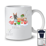 Personalized Custom Name Cats Coffee; Lovely Christmas Santa Kitten Owner Lover; Family T-Shirt