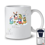 Personalized Custom Name Fish Coffee; Lovely Christmas Santa Shark Orca Bass Tuna; Family T-Shirt