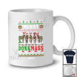 Personalized Custom Name Merry Donkmass; Joyful Christmas Sweater Santa Donkey; Farmer T-Shirt