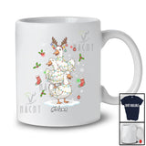 Personalized Custom Name Goose Reindeer Christmas Tree; Lovely X-mas Lights Farm Farmer T-Shirt