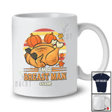 Personalized Custom Name Retro I'm A Breast Man; Sarcastic Thanksgiving Dinner Roast Turkey T-Shirt
