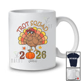 Personalized Custom Name Trot Squad 2026; Happy Thanksgiving Turkey; Plaid Running Runner T-Shirt